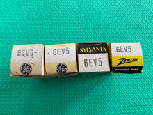 Load image into Gallery viewer, 4 US-Made 6EV5 Vacuum Tubes Valves NOS NIB Lot Of Four