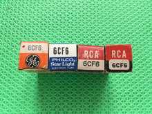 Load image into Gallery viewer, 4 US-Made 6CF6 Vacuum Tubes Valves NOS NIB Lot Of Four