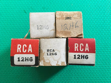 Load image into Gallery viewer, 5 RCA 12H6 Vacuum Tubes Valves NOS NIB Lot Of Five