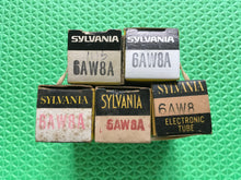 Load image into Gallery viewer, 5 Sylvania 6AW8 6AW8A Vacuum Tubes Valves NOS NIB Lot Of Five