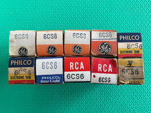 Load image into Gallery viewer, 10 US-Made 6CS6 Vacuum Tubes Valves NOS NIB Lot Of Ten
