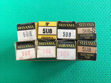 Load image into Gallery viewer, 8 Sylvania 5U8 Vacuum Tubes NOS NIB Lot Of Eight