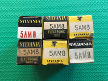 Load image into Gallery viewer, 6 Sylvania 5AM8 Vacuum Tubes Valves NOS NIB Lot Of Six