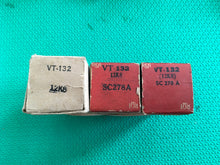 Load image into Gallery viewer, 3 US-Made 12K8 VT132 Vacuum Tubes Valves Milspec NOS NIB Lot Of Three
