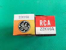 Load image into Gallery viewer, 2 US-Made 22KV6 22KV6A Vacuum Tubes NOS NIB Lot Of Two