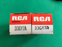 Load image into Gallery viewer, 2 RCA 33GY7 33GY7A Vacuum Tubes NOS NIB Lot Of Two