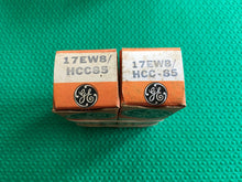 Load image into Gallery viewer, 2 European-Made 17EW8 / HCC85 Vacuum Tubes Valves NOS NIB Lot Of Two