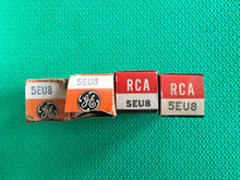 Load image into Gallery viewer, 4 US-Made 5EU8 Vacuum Tubes Valves NOS NIB Lot Of Four