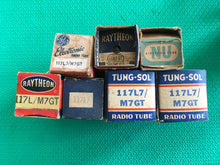 Load image into Gallery viewer, 7 US-Made 117L7 117L7GT 117M7 117M7GT Vacuum Tubes Valves NOS NIB Lot Of Seven
