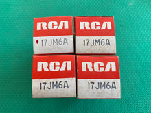 Load image into Gallery viewer, 4 RCA 17JM6 17JM6A Vacuum Tubes Valves NOS NIB Lot Of Four