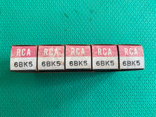 Load image into Gallery viewer, 5 RCA 6BK5 Vacuum Tubes Valves NOS NIB Lot Of Five