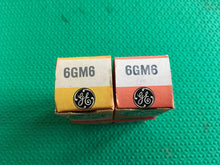 Load image into Gallery viewer, 2 General Electric GE 6GM6 Vacuum Tubes Valves NOS NIB Lot Of Two