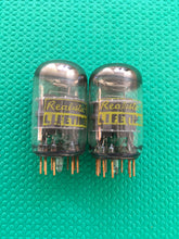Load image into Gallery viewer, 2 US-Made Realistic Radio Shack 6AR11 Vacuum Tubes Valves Gold Pins NOS NIB Lot Of Two
