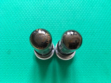 Load image into Gallery viewer, Matched Pair Sylvania 6BL7 6BL7GT 6BL7GTA Vacuum Tubes Black Plate Triple 3 Mica NOS NIB