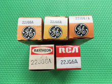Load image into Gallery viewer, 5 US-Made 22JG6 22JG6A Vacuum Tubes Valves NOS NIB Lot Of Five
