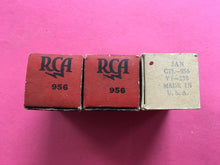 Load image into Gallery viewer, 3 US-Made 956 VT238 Vacuum Tubes Valves Milspec Industrial NOS NIB Lot Of Three