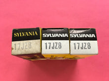 Load image into Gallery viewer, 3 Sylvania 17JZ8 Vacuum Tubes Valves NOS NIB Lot Of Three