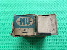 Load image into Gallery viewer, 2 National Union NU Number Type 43 #43 Vacuum Tubes NOS NIB Lot Of Two