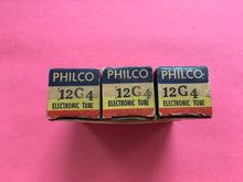 Load image into Gallery viewer, 3 Philco 12G4 Vacuum Tubes Valves NOS NIB Lot Of Three