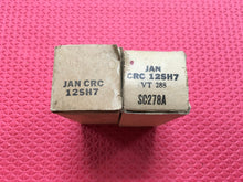 Load image into Gallery viewer, 2 RCA 12SH7 JANCRC12SH7 VT288 Vacuum Tubes Valves Milspec NOS NIB Lot Of Two