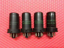 Load image into Gallery viewer, 4 Sylvania 6SH7 Vacuum Tubes Valves NOS NIB Lot Of Four