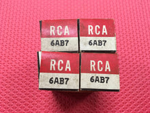 Load image into Gallery viewer, 4 RCA 6AB7 Vacuum Tubes Valves NOS NIB Lot Of Four