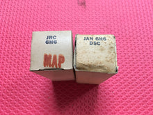 Load image into Gallery viewer, 2 US-Made 6H6 6H6GT Vacuum Tubes Valves Milspec NOS NIB Lot Of Two