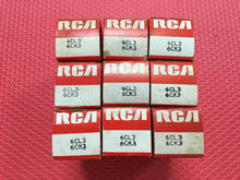 Load image into Gallery viewer, 9 RCA 6CK3 6CL3 Vacuum Tubes NOS NIB Lot Of Nine