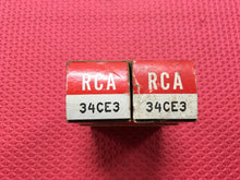 Load image into Gallery viewer, 2 RCA 34CE3 Vacuum Tubes Valves NOS NIB Lot Of Two