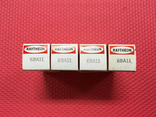 Load image into Gallery viewer, 4 Raytheon 6BA11 Vacuum Tubes Valves NOS NIB Lot Of Four