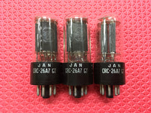 Load image into Gallery viewer, 3 RCA 26A7 26A7GT JANCRC26A7GT Vacuum Tubes Valves Milspec NOS NIB Lot Of Three