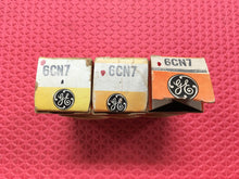 Load image into Gallery viewer, 3 General Electric GE 6CN7 Vacuum Tubes Valves NOS NIB Lot Of Three
