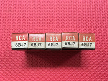 Load image into Gallery viewer, 5 RCA 6BJ7 Vacuum Tubes NOS NIB Lot Of Five