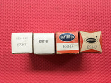 Load image into Gallery viewer, 4 US-Made 6SH7 Vacuum Tubes Milspec NOS NIB Lot Of Four
