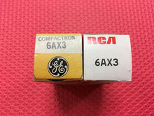 Load image into Gallery viewer, 2 US-Made 6AX3 Vacuum Tubes Valves NOS NIB Lot Of Two
