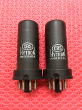 Load image into Gallery viewer, 2 CBS-Hytron 6AG7 Vacuum Tubes Valves NOS NIB Lot Of Two