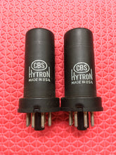 Load image into Gallery viewer, 2 CBS-Hytron 6AG7 Vacuum Tubes Valves NOS NIB Lot Of Two