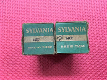 Load image into Gallery viewer, 2 Sylvania 14C7 Vacuum Tubes Valves NOS NIB Lot Of Two