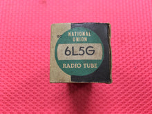 Load image into Gallery viewer, National Union NU 6L5 6L5G Vacuum Tube Valve Black Plate NOS NIB
