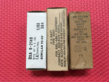 Load image into Gallery viewer, 3 US-Made 6SH7 Vacuum Tubes Milspec NOS NIB Lot Of Three