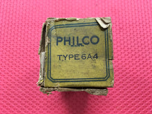 Load image into Gallery viewer, Philco 6A4 Vacuum Tube Valve Engraved Base NOS NIB
