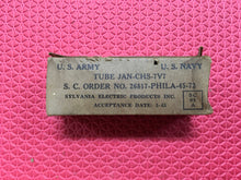 Load image into Gallery viewer, Sylvania 7V7 JANCHS7V7 Vacuum Tube Valve Milspec NOS NIB