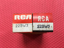 Load image into Gallery viewer, 2 RCA 22BW3 Vacuum Tubes Valves NOS NIB Lot Of Two