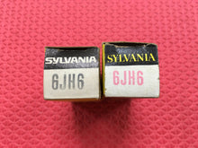 Load image into Gallery viewer, 2 Sylvania 6JH6 Vacuum Tubes Valves NOS NIB Lot Of Two