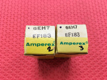 Load image into Gallery viewer, 2 Amperex 6EH7 / EF183 Vacuum Tubes Valves NOS NIB Lot Of Two