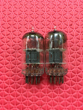 Load image into Gallery viewer, Matched Pair Tung-Sol 12AV7 Vacuum Tubes Black Plate