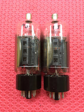 Load image into Gallery viewer, Matched Pair RCA 6DQ5 Vacuum Tubes Valves Black Plates NOS NIB