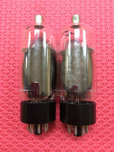 Load image into Gallery viewer, Matched Pair RCA 6DQ5 Vacuum Tubes Valves Black Plates NOS NIB