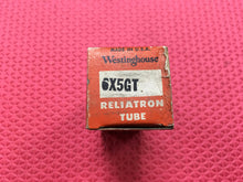 Load image into Gallery viewer, Westinghouse 6X5 6X5GT Vacuum Tube NOS NIB