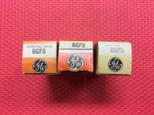 Load image into Gallery viewer, 3 General Electric GE 6GF5 Vacuum Tubes Valves NOS NIB Lot Of Three
